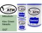 Preview: Mitsubishi, Kiev Green Metallic, GQT: 500ml Lackdose + 500ml Klarlack + 250ml Härter - Set, von ATW Autoteile West.